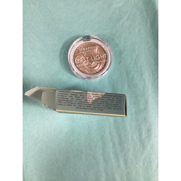 Seraphine Botanicals First Light Superfine Ultra Highlighter Melon Sorbet Makeup - Picture 4 of 4